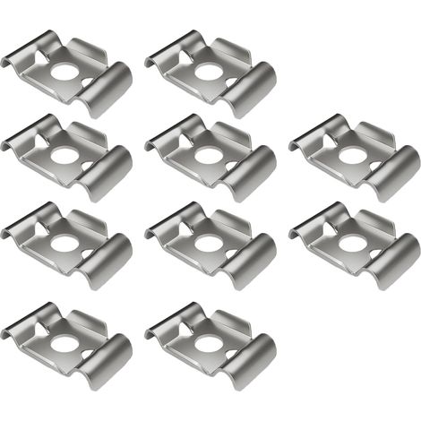 Edelstahl-drahtbinder, 10 Stück, Für Starren Draht – Garten, Zaun, Einfahrt, Garage, Terrasse, Für Damen Und Herren