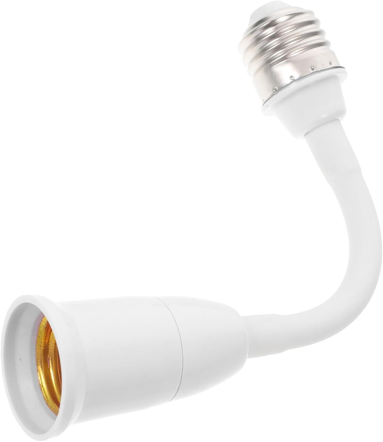 Adaptateur Douille E27 Avec Rallonge Flexible Et Support Orientable À 360° Conversion E27 À Pour Éclairage Intérieur Et Extérieur Installation Facile Et Réglage Multiangle