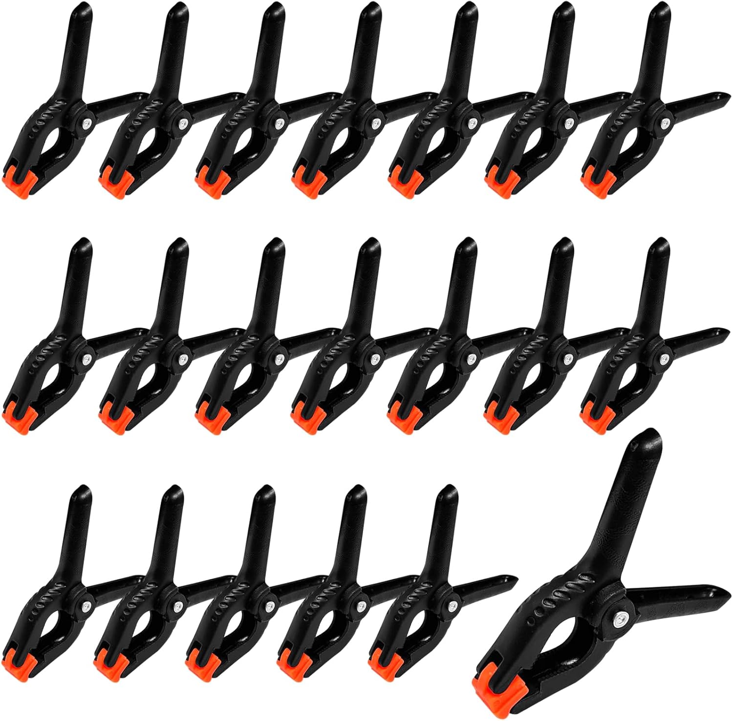 Lot De 20 Pinces À Ressort, En Plastique, 5,8 Cm, 70 Mm, Petites Pinces De Serrage Haute Performance, Pour Le Travail Du Bois, Pour Projets De Bricolage, Studio Photo