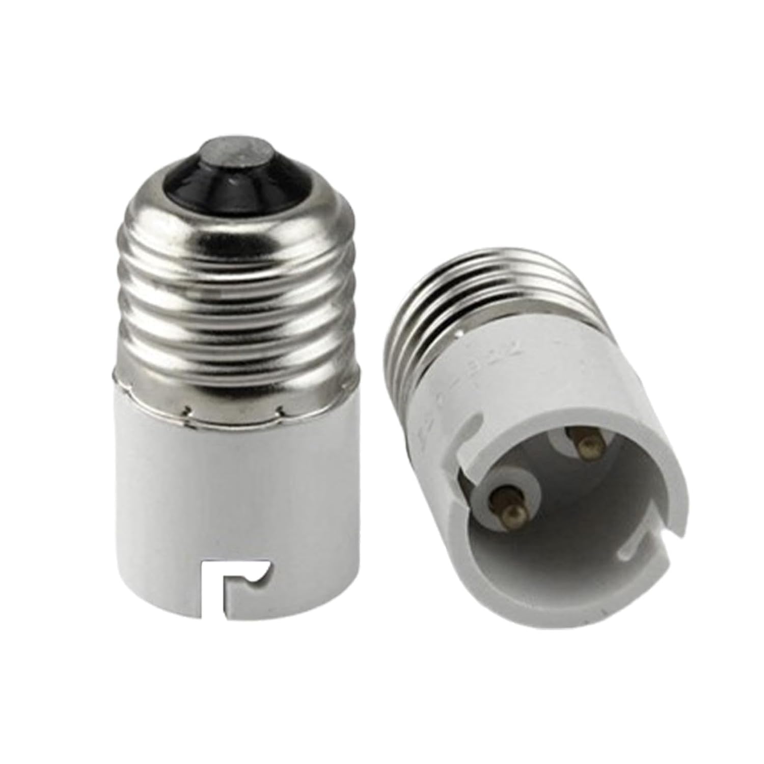 Convertisseur De Douille E27 À B22, Adaptateur De Douille D'Ampoule À Vis À Baïonnette, Support D'Ampoule Pour Led/cfl Et Ampoules À Incandescence