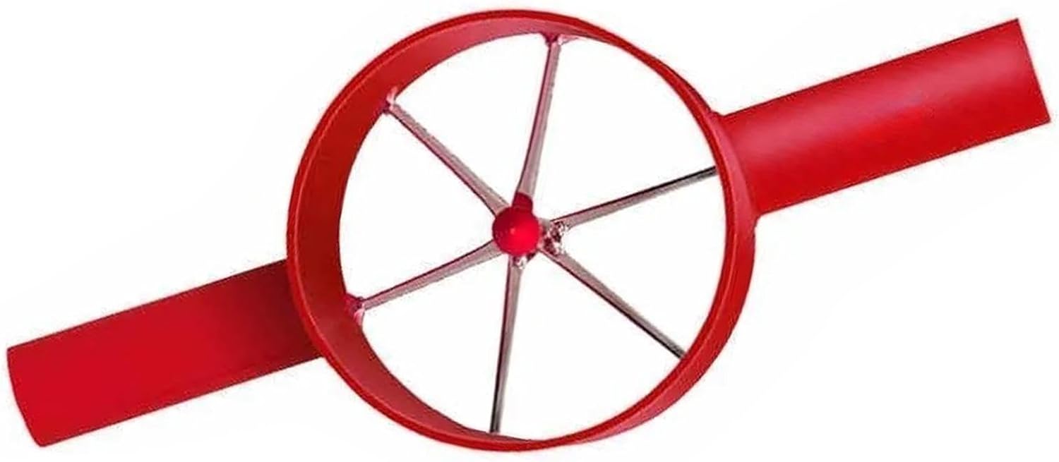 Fendeur À Bambou Manuel En Acier, Séparateur De Bambou Robuste Avec Manche Allongé, Outil De Fendage Efficace Pour Artisanat, Vannerie Et Projets Diy (rouge, 6 Coupes)