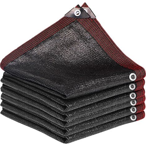 22 M Sonnensegel Für Den Außenbereich, 90 % Lichtundurchlässigkeit, Sonnenschutznetz Für Autos, Pergola-sonnenschutznetz, Schwarz