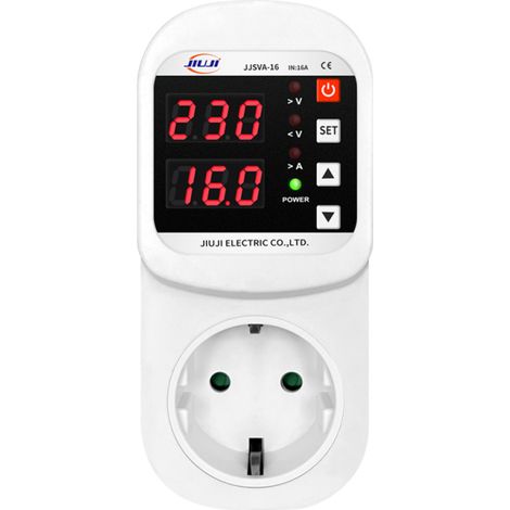 Multifunktionaler Überspannungsschutz Für Kühlschränke Mit Led-anzeige, Automatischem Überspannungs- Und Überstromschutz Sowie Automatischer Rückstellung.