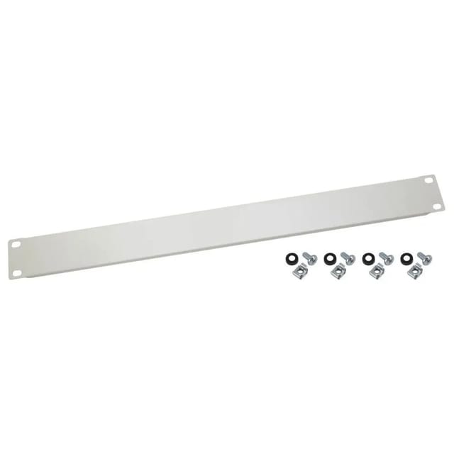 HMF 66470 Blindabdeckung für Serverschrank 19 Zoll 1 HE Lichtgrau