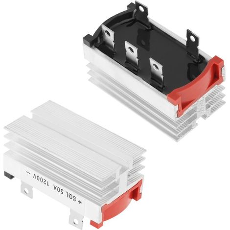 Dreiphasen-diodenbrückengleichrichter 50 A 1200 V Aluminium – Für Industrielle Stromversorgung