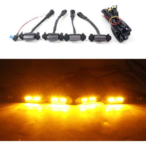 Led-grillbeleuchtungsset Für Tagfahrlicht, Kfz-modifikationszubehör