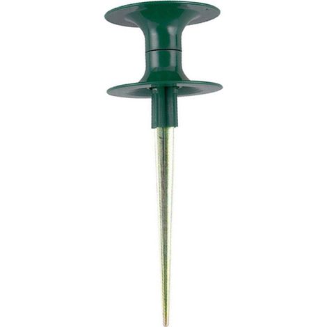 Schlauchführungsstab, Stabiler Metallstab, Dunkelgrün, Zum Einschrauben, Zum Schutz Von Pflanzen Und Blumen