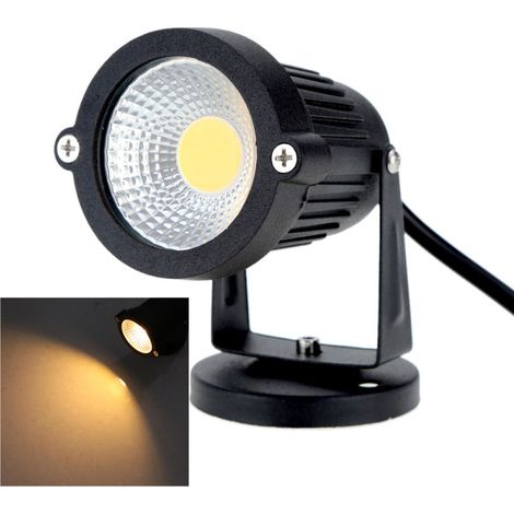 8-w-led-flutlicht, 85–265 V Ac, Schutzart Ip65, Schwarzes Aluminium, Für Rasenflächen, Gärten, Teiche Oder Einfahrten. Leistungsstarkes Rgb-licht In Warm- Und Neutralweiß. Ce- Und Rohs-zertifiziert.