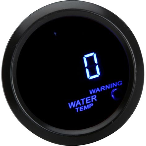 Digitales Autothermometer Mit Sensor, 52 Mm (2 Zoll) Lcd-bildschirm, Temperaturbereich 40–120 °c, Warnleuchte, Schwarz