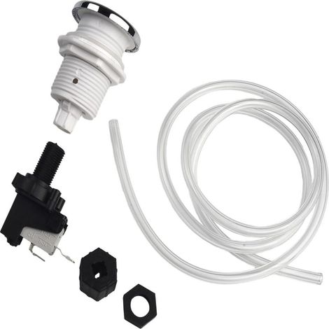 Druckknopf-ein-/ausschalter Mit Druckluftschlauch Zur Steuerung Von Whirlpools Und Spas. Nennleistung: 16 A, 125/250 V. Geeignet Für Pumpen Und Fernbedienungsanwendungen.