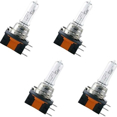 4x H15 64176 12v 15/55w Pgj23t-1 3200k E1 2p4 Dot W8h1