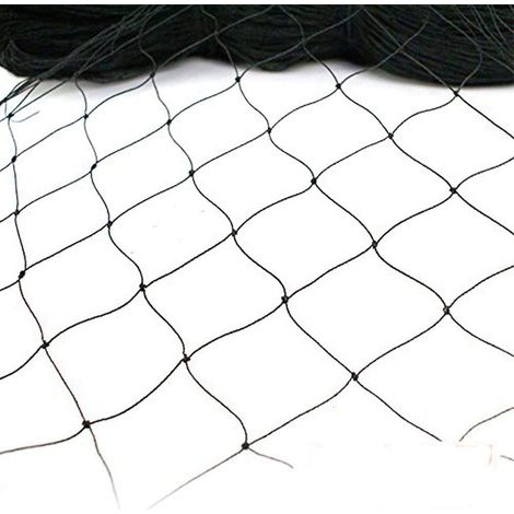 Vogelschutznetz, Hühnerschutznetz Zum Schutz Von Gartenpflanzen Und Bäumen, 157,5 M, Schwarz