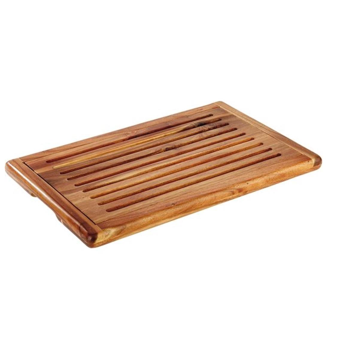 Schneidebrett Aps Brotschneidebrett Akazia 53x32.5 Cm Abnehmbares Tablett