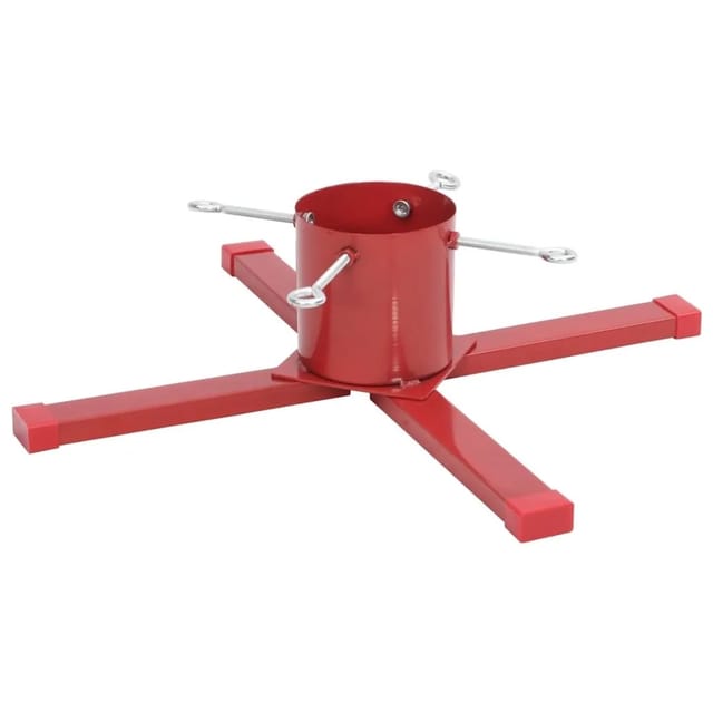 vidaXL Christbaumständer Rot 61x61x15,5 cm 4018976