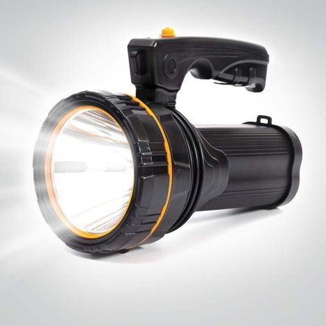 Extrem Leistungsstarke, Wiederaufladbare Led-taschenlampe Mit Usb-c-anschluss, 4 X 10000-mah-akkus, 800 M Reichweite, Hoher Leuchtkraft, Großem Akku Und Schultergurt, Für Den Einsatz Zu Hause Und Im F