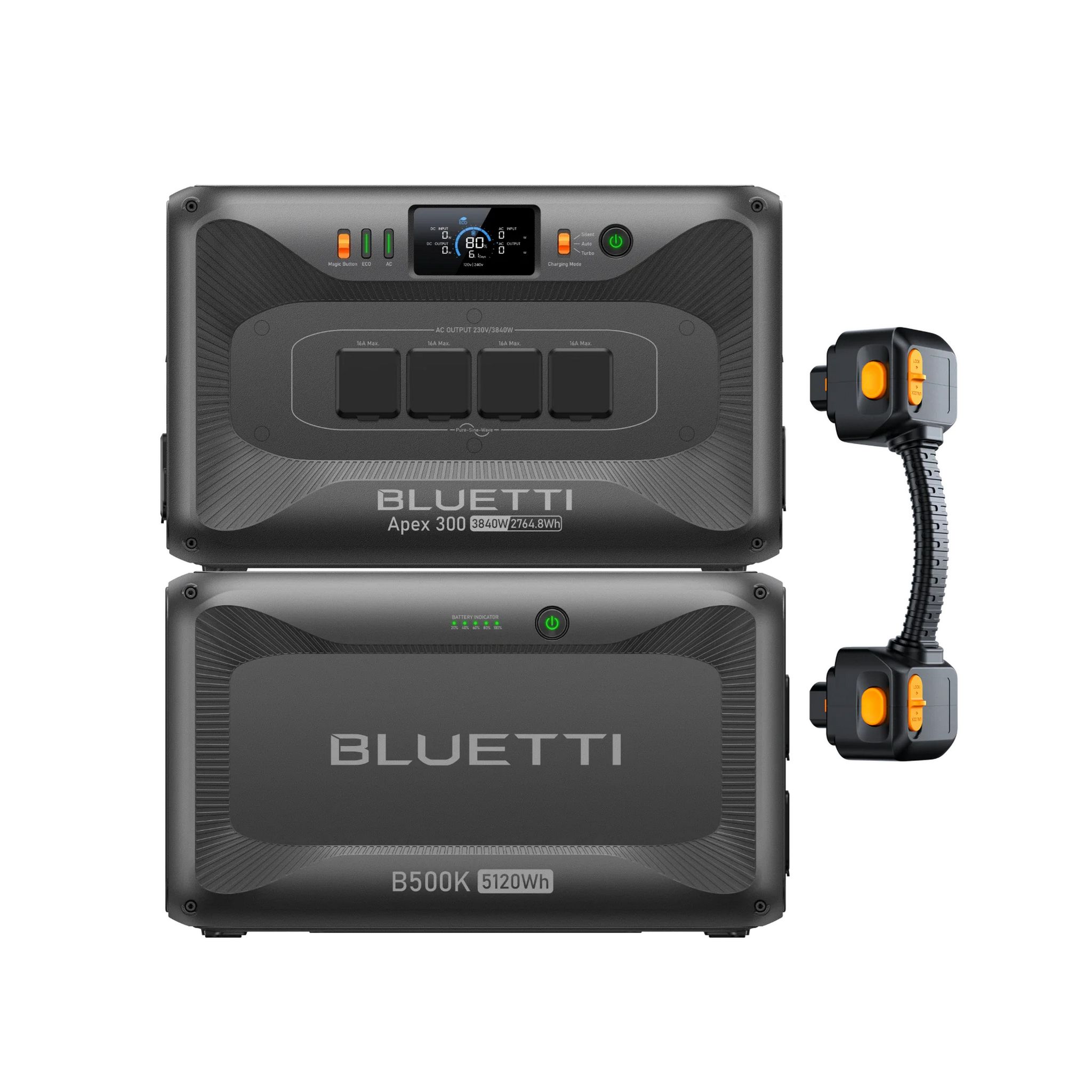 Kit Powerstation Bluetti Apex 300 (ac380)+b500k2 - 4x3840 W, 7,88 Kwh (0% Mwst)