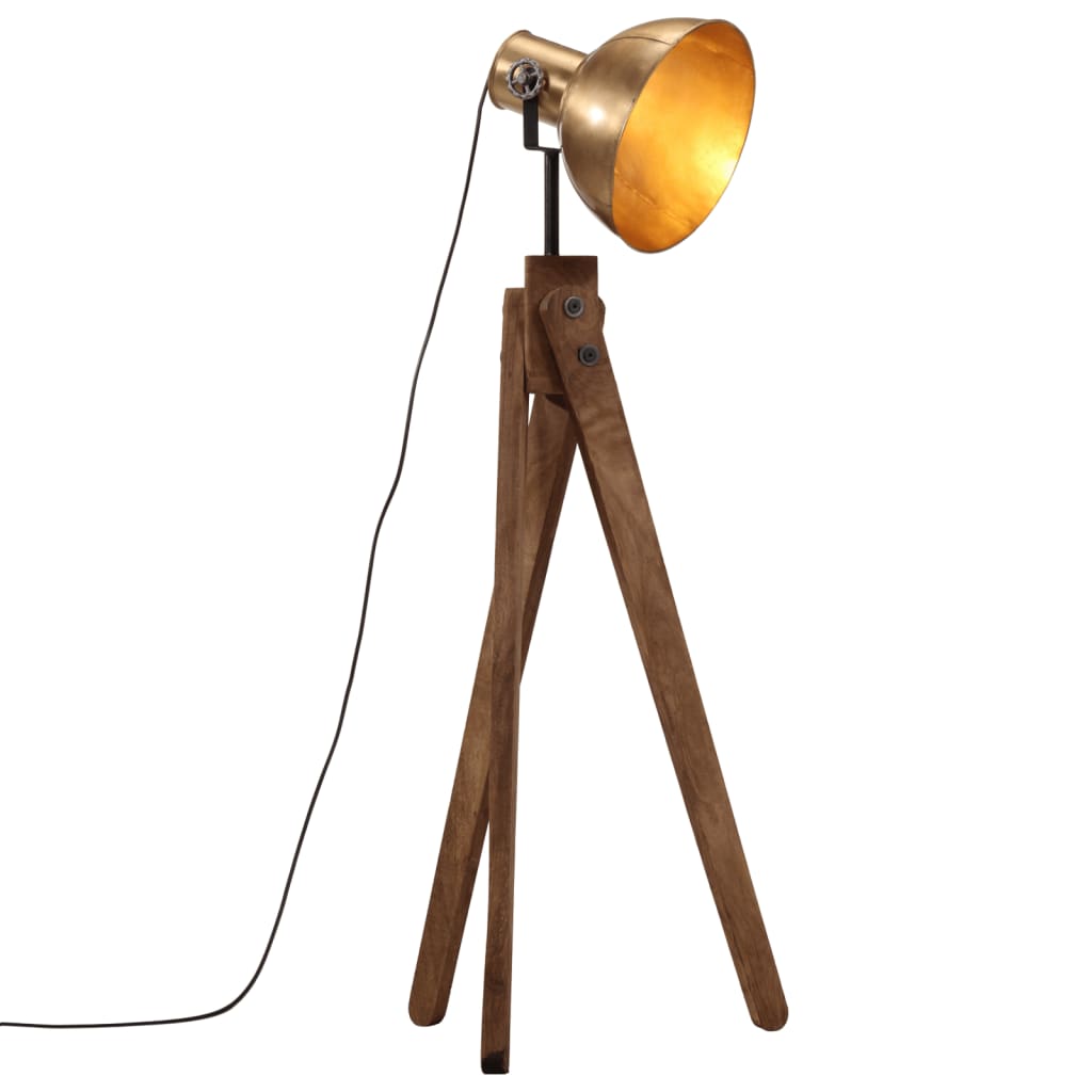 Stehleuchte 25 W Antik Messing 45x45x120 Cm E27