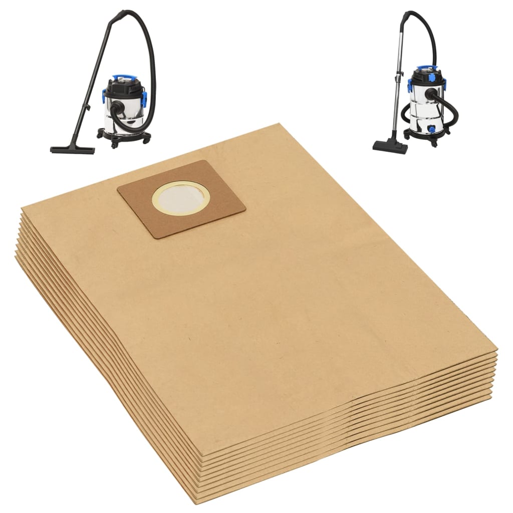 Papierbeutel Für Nass- Und Trockensauger 10 Stk. Braun