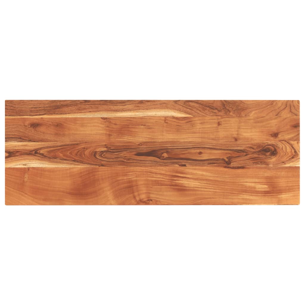 Tischplatte 140x60x2,5 Cm Rechteckig Massivholz Akazie