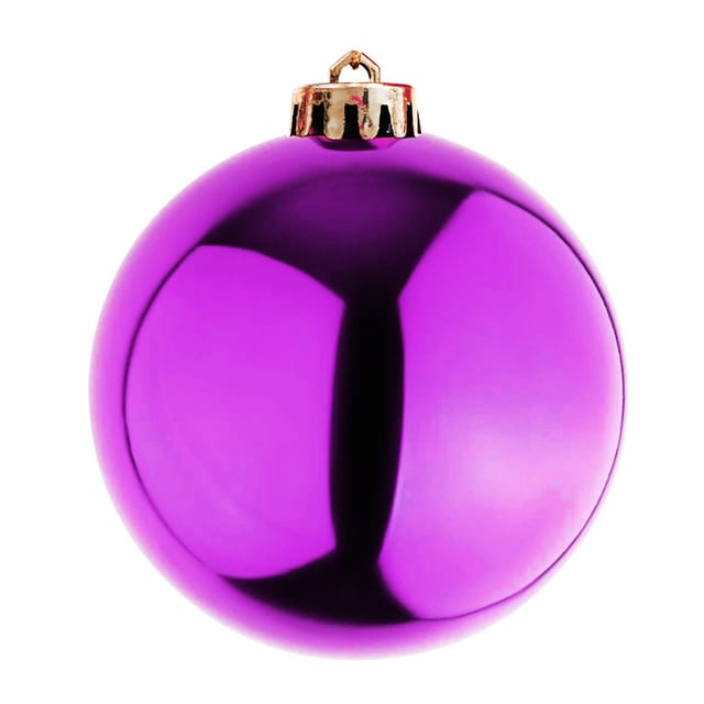 Mojawo Mega Christbaumkugeln Weihnachtsbaumkugeln Baumschmuck Baumkugel Lila 30cm