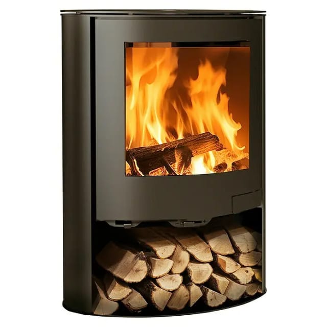 Panadero Tahoe Kaminofen Stahl Schwarz Metallic 6,7 kW