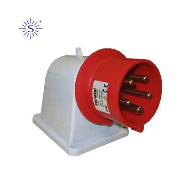 Fiche Surface Cetac 32a 3p+n+t Connecteur Industriel Robuste 32a - Solera