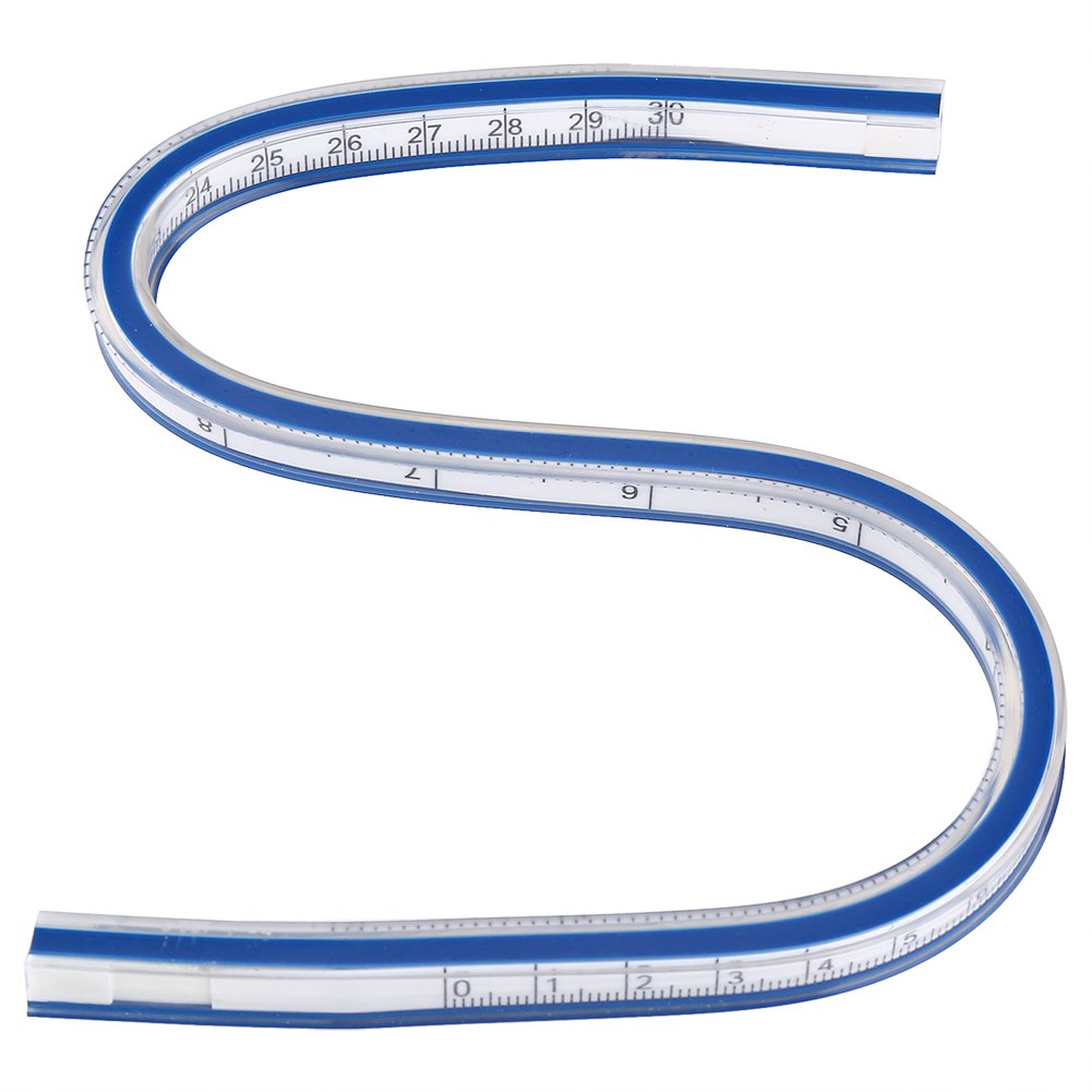 30cm / 40cm / 60cm Flexibles Kurvenlineal Aus Kunststoff, Mal-, Zeichen- Und Grafiklineal, Messwerkzeug Für Bekleidungsdesign (1).