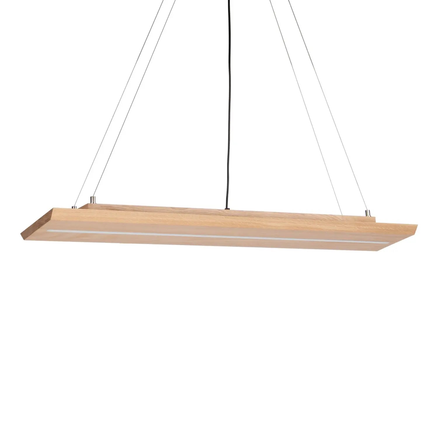 [gebraucht] B-ware Envostar Pendelleuchte Hängelampe Led Eiche Metall Holz Schwarz Tribe808