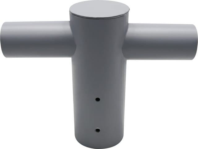 ENOVALITE Straßenleuchten Adapter 2-Fach 80 zu 60mm Grau Fix