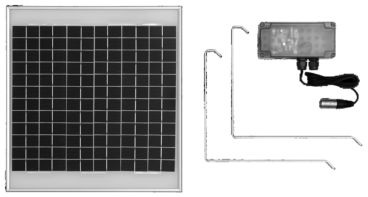 Hörmann Solar-modul Sm 1-2 Für Garagentor-antrieb Promatic Akku
