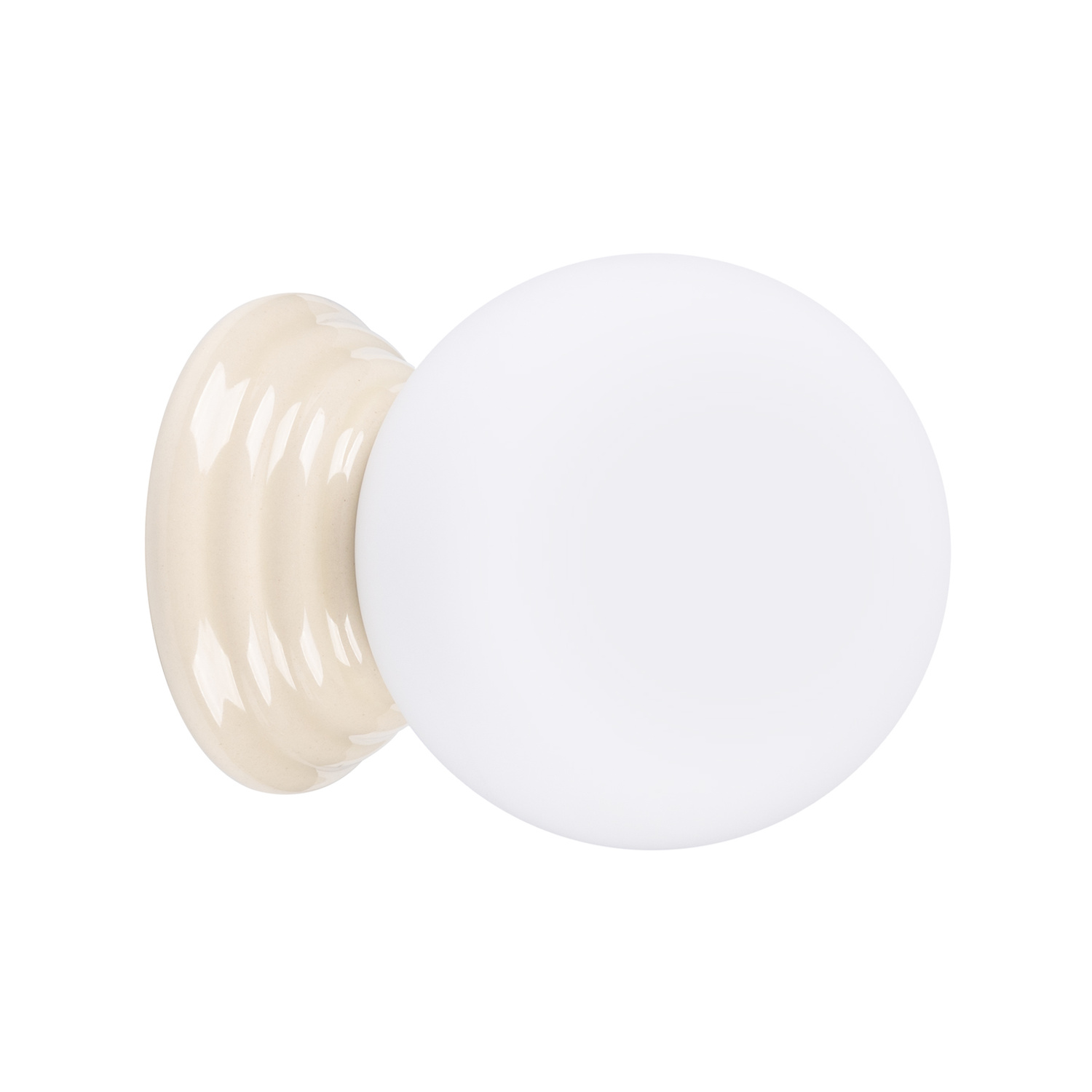 Wandleuchte Zori Beige 1xg9 12cm Glas Sollux
