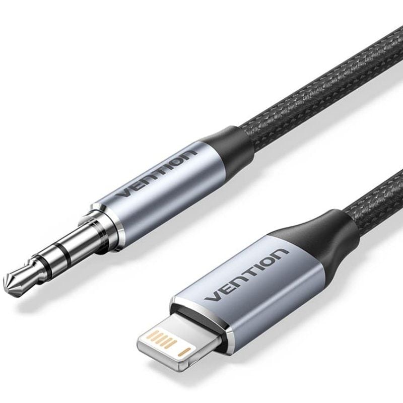 Audio-adapter Vention Bmchf/ 3,5 Stecker - Lightning Male/ 1m/ Grau