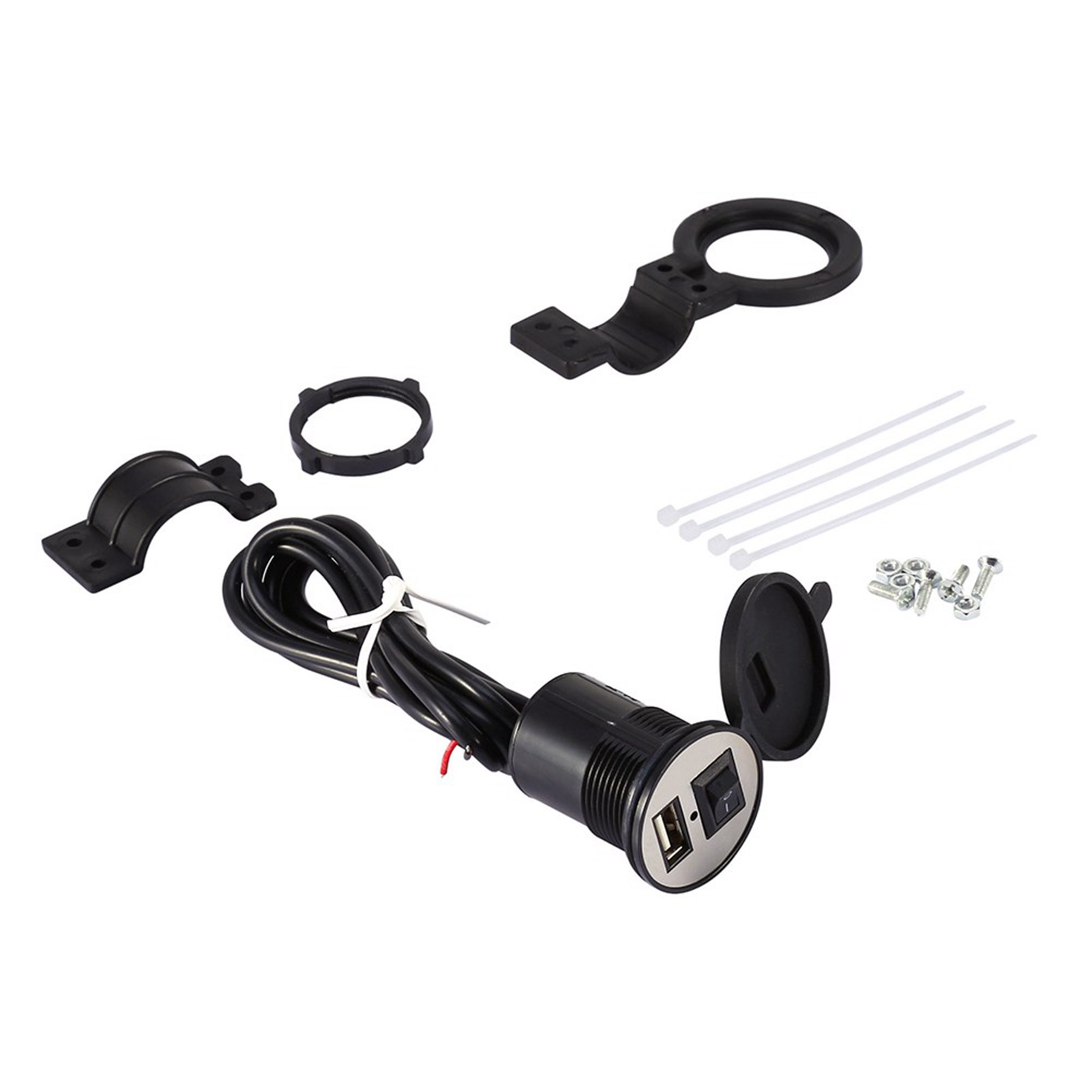 Für Motorrad-usb-wasserdichtes Smartphone-gps-usb-ladegerät-netzteil, Elerose 12v Wasserdichter Anschlussstecker Motorrad-usb-handy-ladegerät.