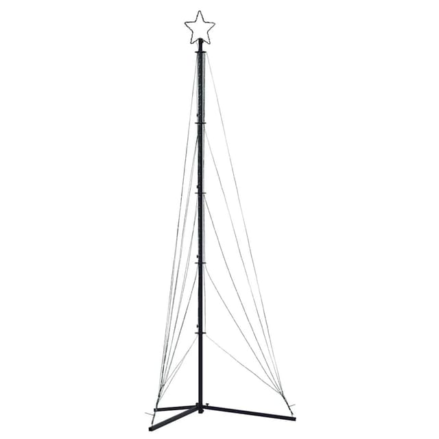 vidaXL LED Weihnachtsbaum 525 LEDs Warmweiß 302 cm 4016416