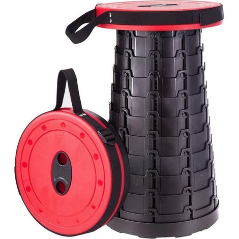 Klappbarer Outdoor-hocker, Regenbogenhocker, Tragbarer Warteschlangenhocker, Leicht Zu Verstauen, Höhenverstellbarer Hocker