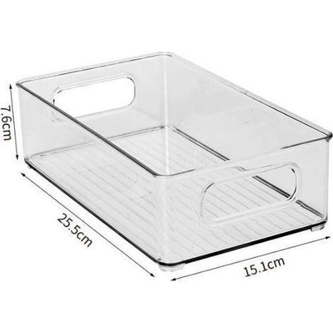 Durchsichtige Aufbewahrungsboxen Aus Kunststoff, Klassisch Rechteckig, Zur Frischhaltung Von Lebensmitteln, Für Kühlschrank, Küche, Büro, Kosmetik.