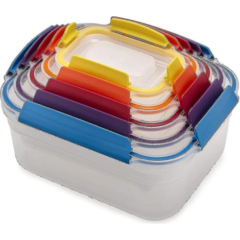 Set Mit 5 Vorratsdosen Mit Luftdichten Deckeln