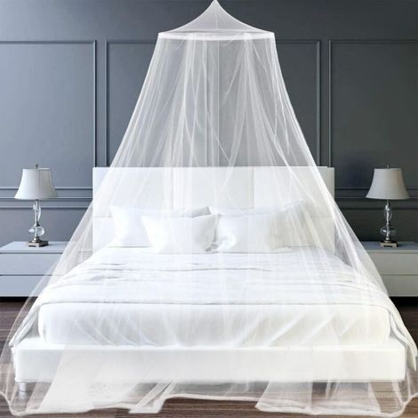 Strapazierfähiges Moskitonetz Aus Polyester Für Doppelbetten – Schnelle, Bohrfreie Montage – Ideal Für Camping Und Reisen – Insektenschutz