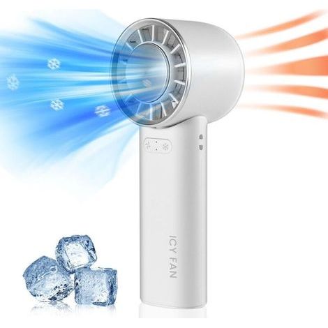 Tragbarer Ventilator: Ein Echter Mini-ventilator Mit Kühlpad Für Angenehme Kühle. Ideal Für Kinderwagen, Reisen, Camping, Outdoor-aktivitäten Und Vieles Mehr.