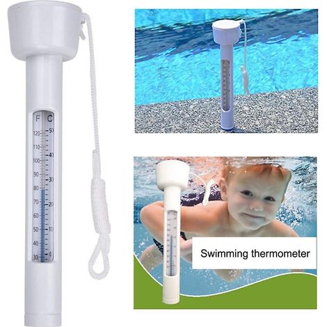 Mini-wasserthermometer, Schwimmendes Modell, Mit Befestigungsschnüren