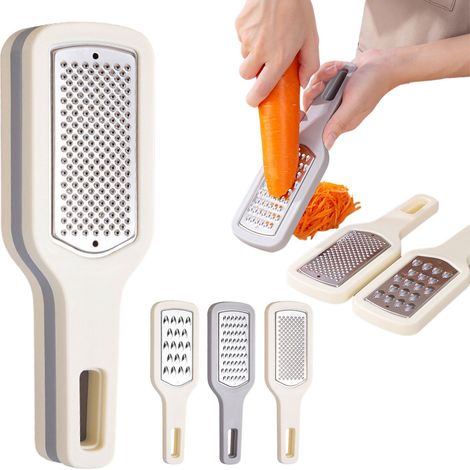 3-teilige Käsereibe Mit Griff, Multifunktionale Küchenreibe, Ideal Für Gemüse, Käse Und Knoblauch.