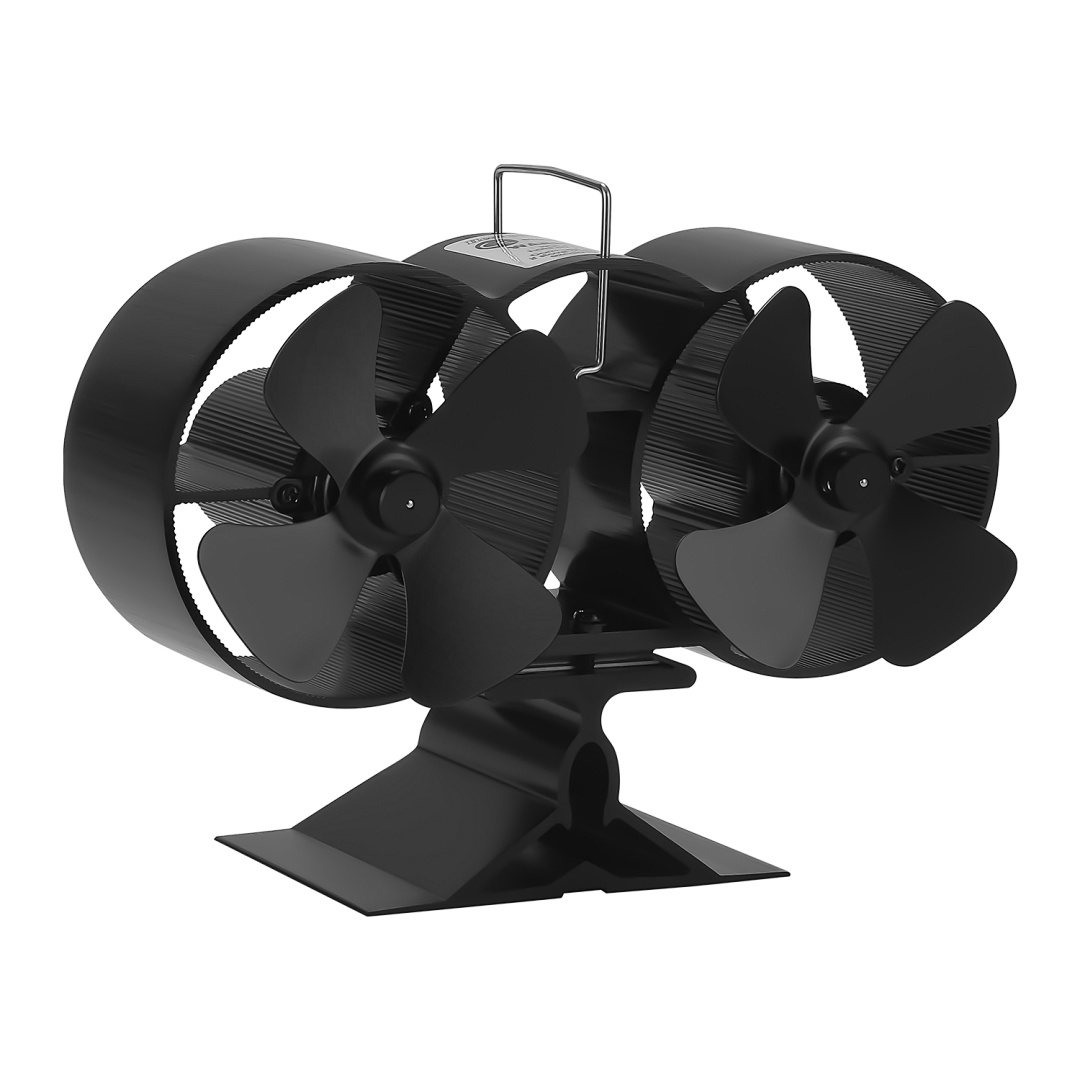 Randaco Stromloser Kaminofen Ventilator Sonstiges Kaminzubehör Wärmebetriebener Gebläse Mit Thermometer