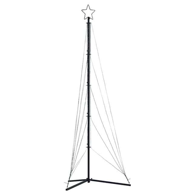 vidaXL LED Weihnachtsbaum 525 LEDs Mehrfarbig 302 cm 4016419