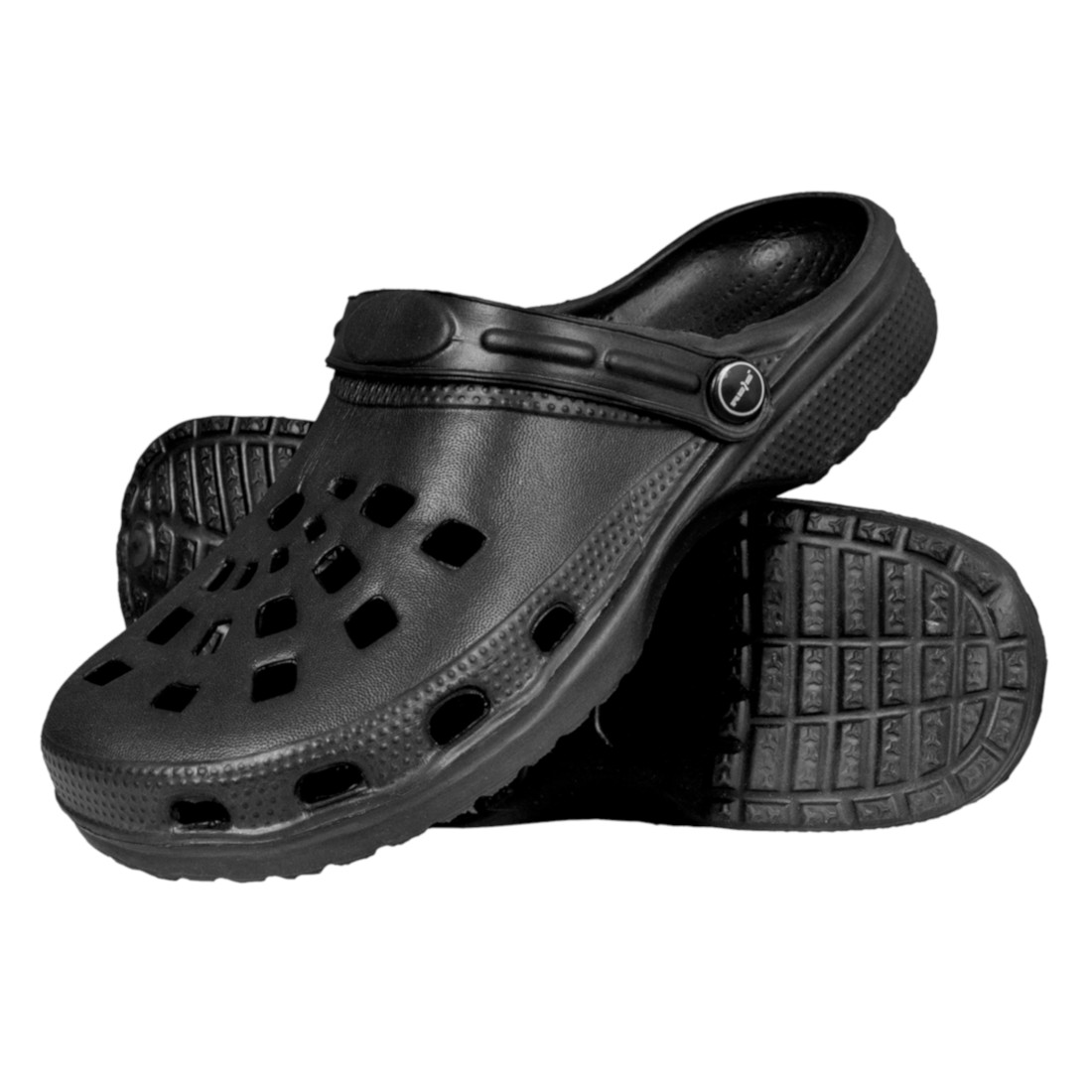 Clogs Mit Fersenriemen Grau 45