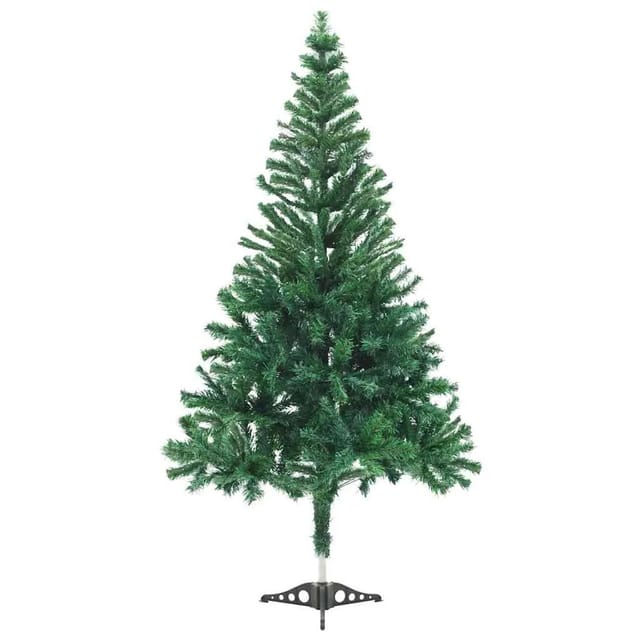vidaXL Künstlicher Weihnachtsbaum mit Beleuchtung Kugeln 120cm 230 Zweige 3077659