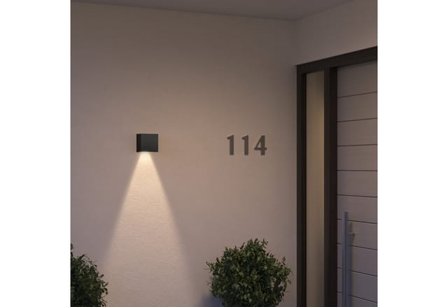 Philips Hue LED-Außen-Wandleuchte Resonate Down Einstrahlig White&Color Ambiance