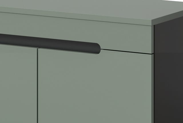 Inn.Furn Garderobe Sitzbank in Salbei und Grau 80 cm Cooper