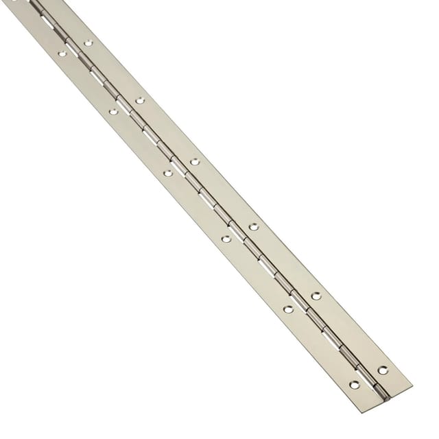 SOTECH Stangenscharnier 1000 x 32 x 1 mm Edelstahl Poliert