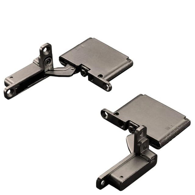 SALICE AIR Scharnier Titanium 105 Grad Set mit Dämpfung für Schwere Holztüren Bis 25 Kg