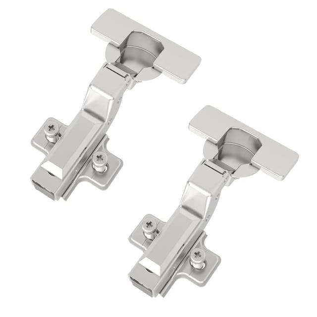 SOTECH Smooth 2 x Topfband T45 105 Grad Innenanschlag Einliegend mit Dämpfer und Kreuzplatte inkl. Abdeckkappen
